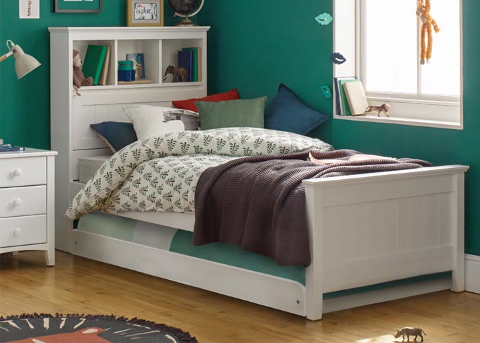 Jack Super Single Bed Frame with Pull Out Single Bed